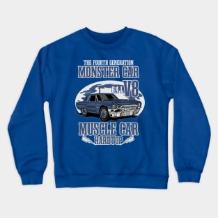 MONSTER CAR BIRD TYPE Crewneck Sweatshirt